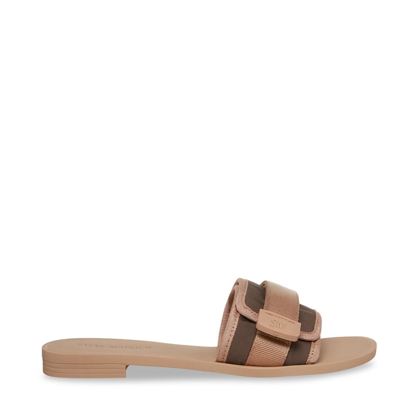 Sandalias de Diapositivas Steve Madden Janelle Mujer Marrones Claro | ES OTSE10